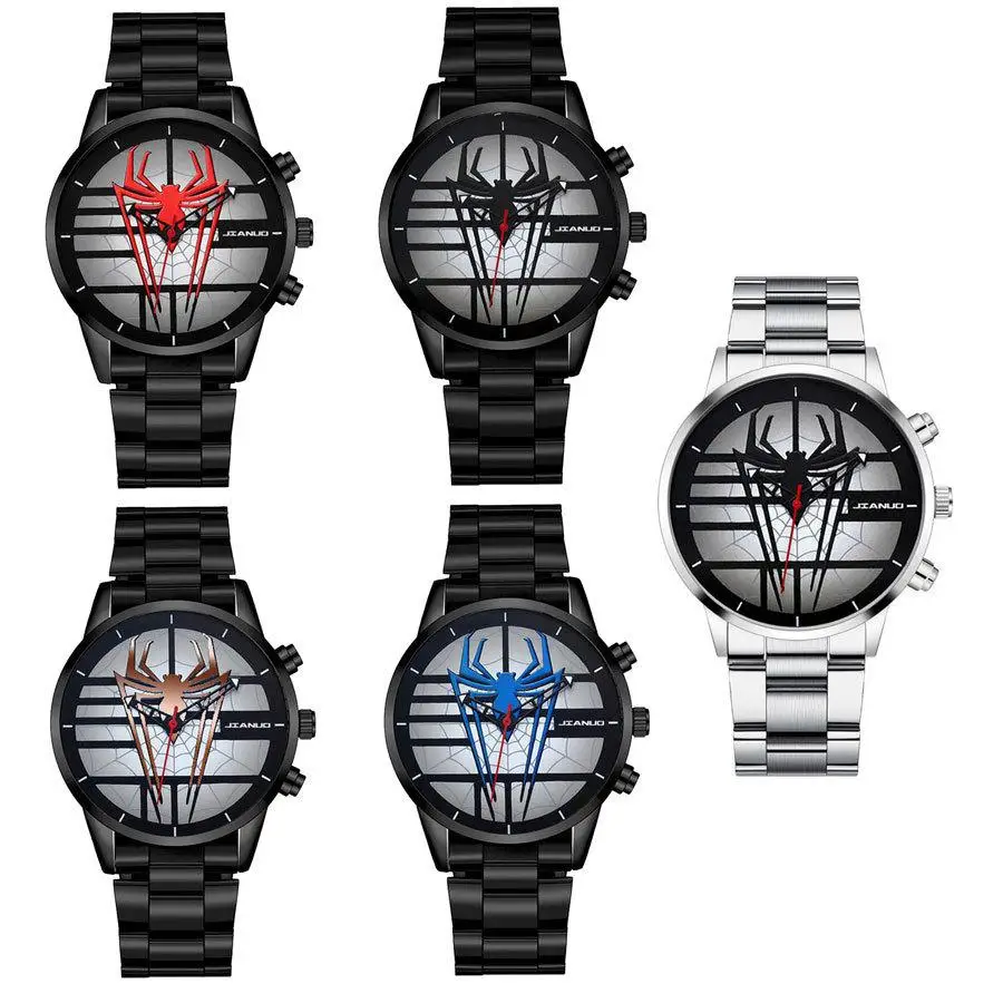 Новые модные мужские наручные часы с большим циферблатом и крутым узором в виде