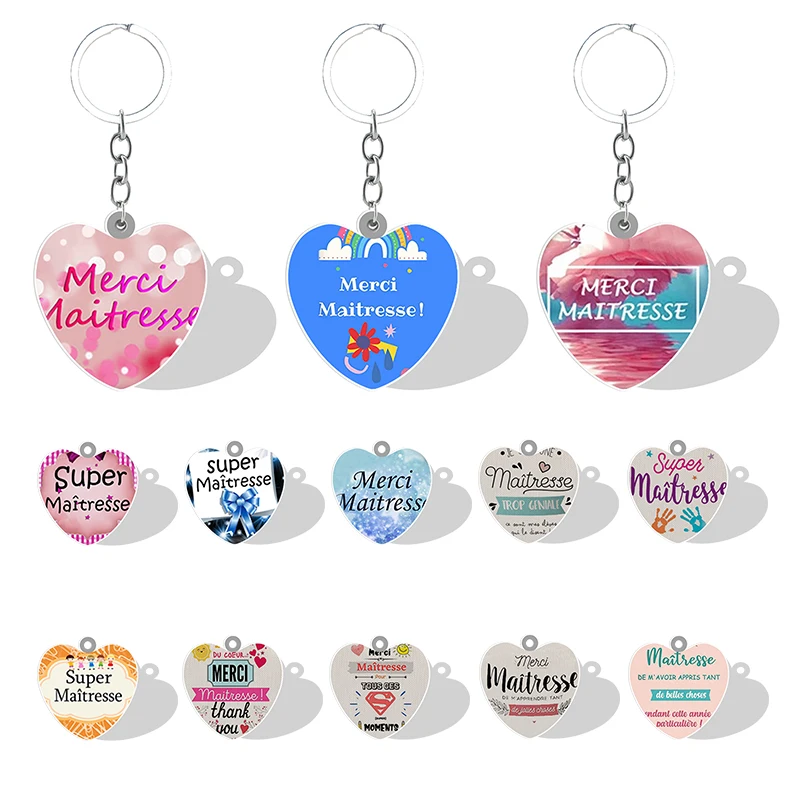 Брелок с подвеской из смолы, 2D, акриловый