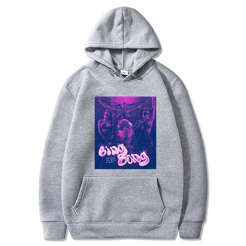 Yailin La Mas Viral Bing Bong толстовки в стиле ретро классические подарки для фанатов