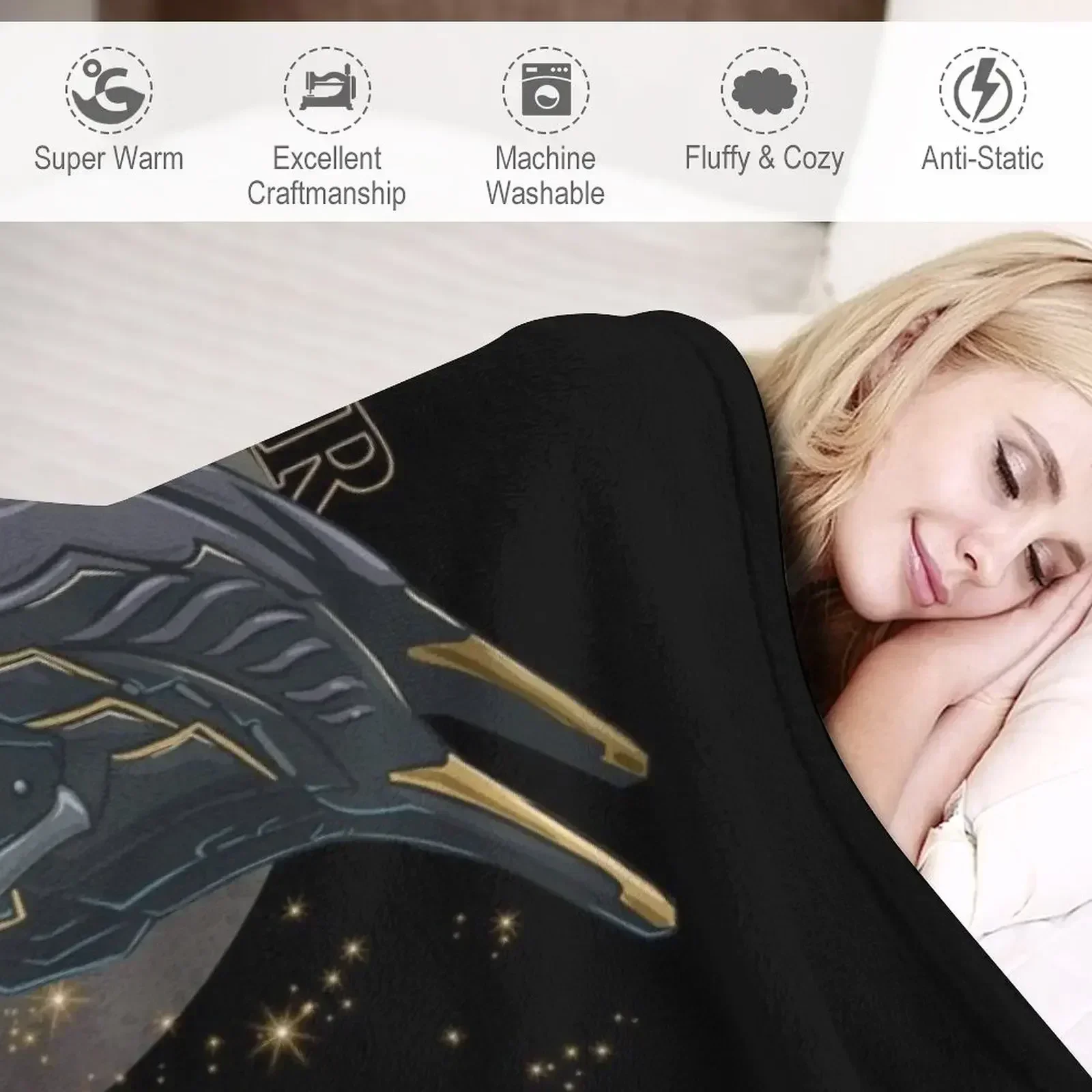 Одеяло Valkyr Warframe винтажные роскошные утолщенные одеяла