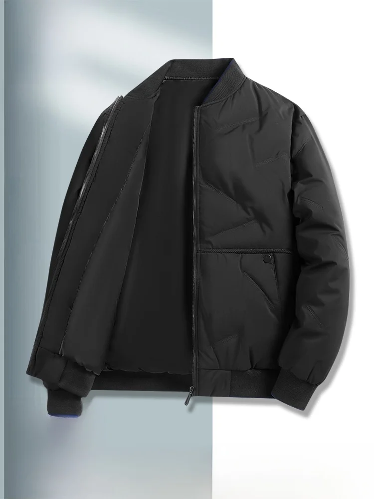 Woodpecker новинка 2024 зимний пуховик мужская свободная короткая повседневная куртка