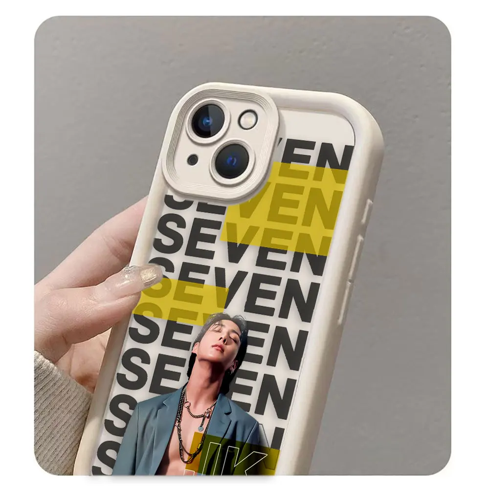 Чехол для телефона Singer J-Jungkook J-Jeon Seven Gold Cover Xiaomi Redmi Note 13 12 12s 11 11s 10 9 9s 8 A3 A2 A1 Funda Shell