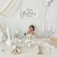 simple letter happy birthday hanging cloth ins children room birthday decoration arrangement photo tapestry party dressing prop