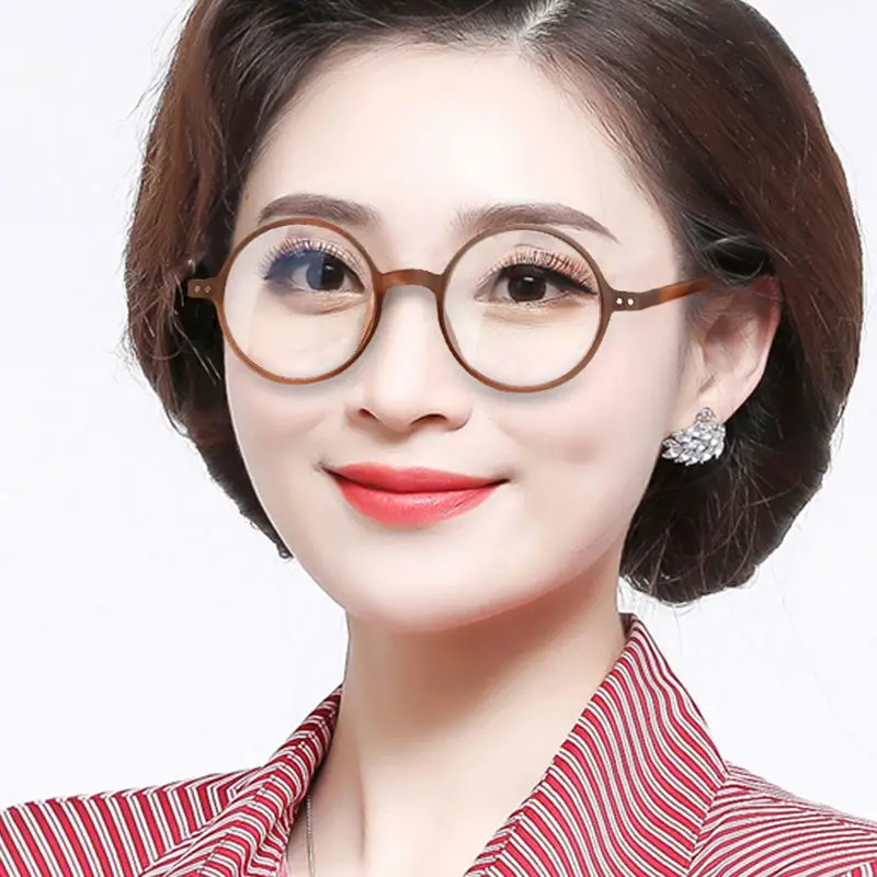 

Round Reading Glasses for Women Retro Small Frame Presbyopic Glasses Anti Blue Light Ultralight Farsighted Eyewear +1.0 To +4.0