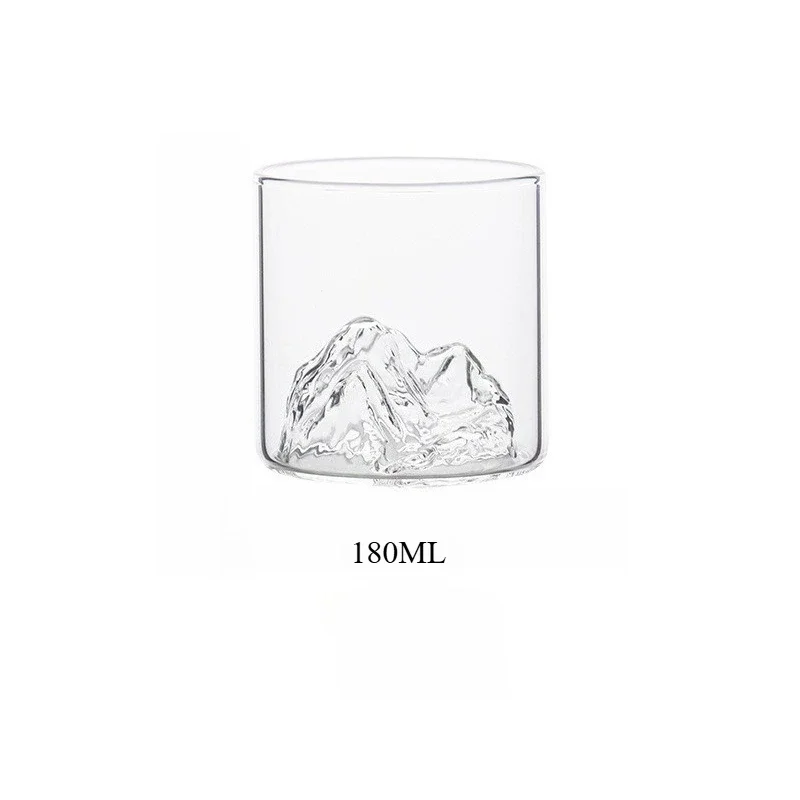 

Стеклянный стакан для воды Снежная гора 180/300 мл