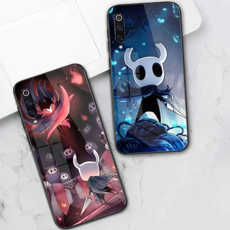 

Полый рыцарский аниме чехол для телефона Xiaomi 13 12 11T 10 9 Lite Redmi Note 11 10 10S Pro 9 9A 8 PC стеклянный чехол Funda Shell