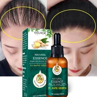 30ml hair growth products essential oil ginger anti lost hair treatment repair scalp frizzy damaged prevent hair thinning serum