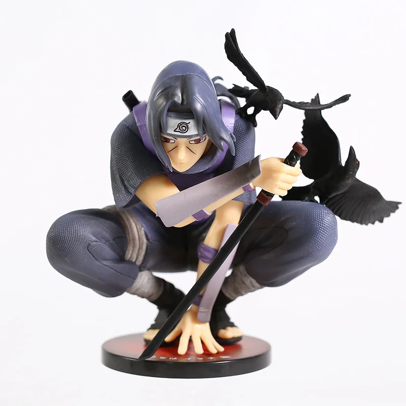 

Naruto Shippuden Uchiha Itachi Squat Ver. Figure PVC Model Toy Decoration Anime Figurine Gift