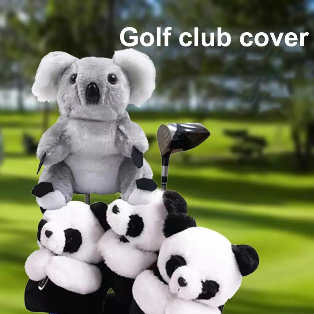 

Exquisite Golf Putter Cover Wear-resistant Lightweight Golf Headcover Cute Cartoon Animals Golf Putter Headcover