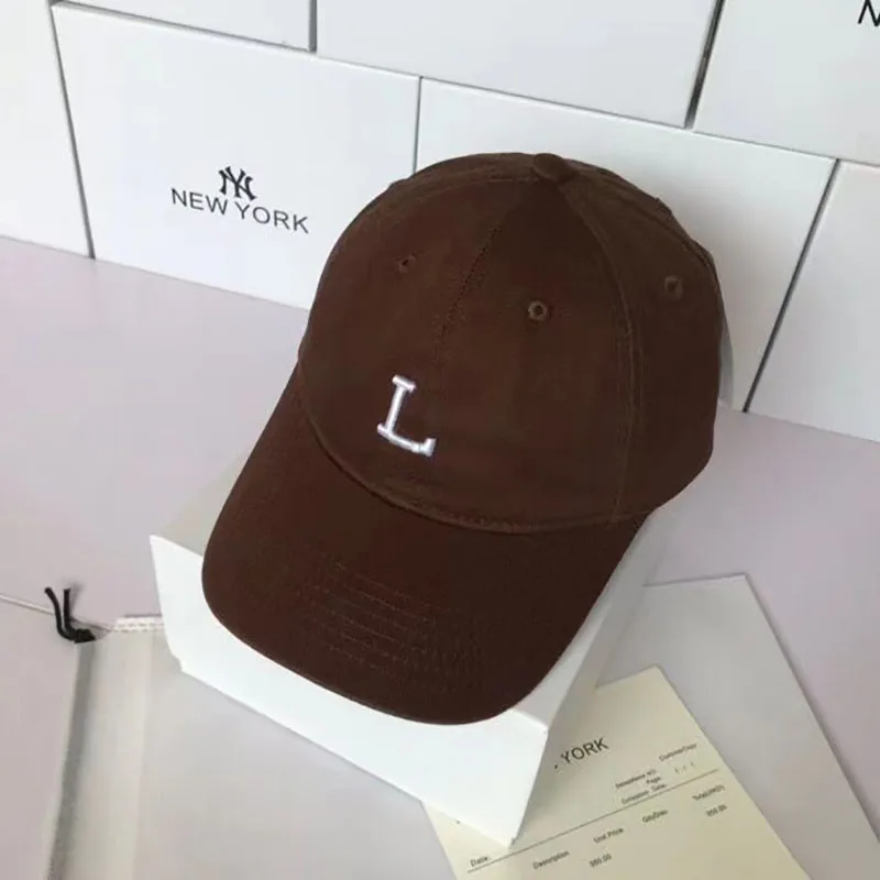 

Hat Joker Cap for men and women summer sun hook Sun Hat Korean tide Ins letters baseball cap