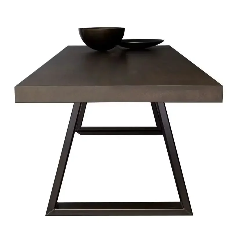 

SH 2023 Year Aoliviya Official New Vintage Solid Wood Dining Table House Silent Style Balcony Desk Home Dining Table Creative