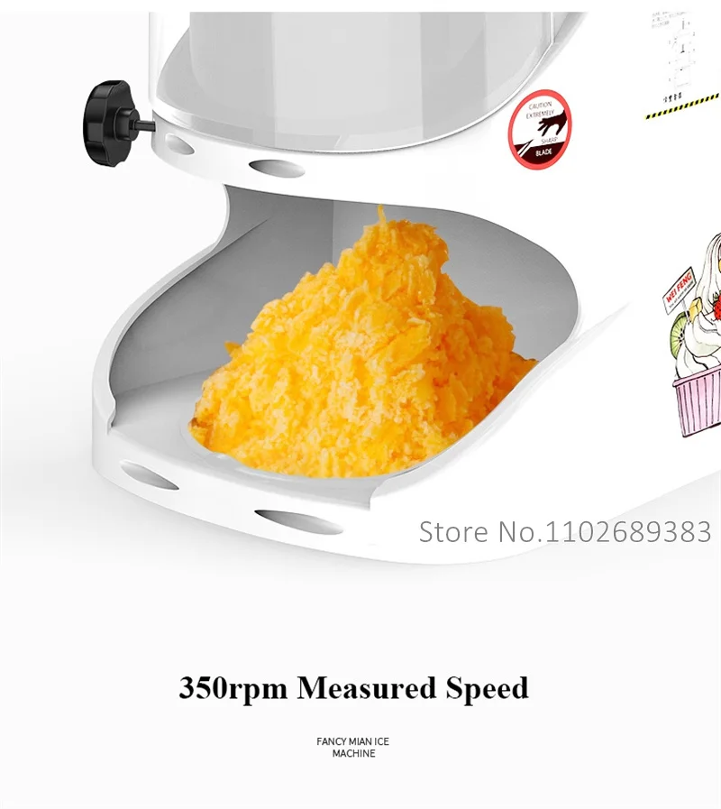 Электрический станок для бритья снега и льда 80 кг/ч машина приготовления смузи