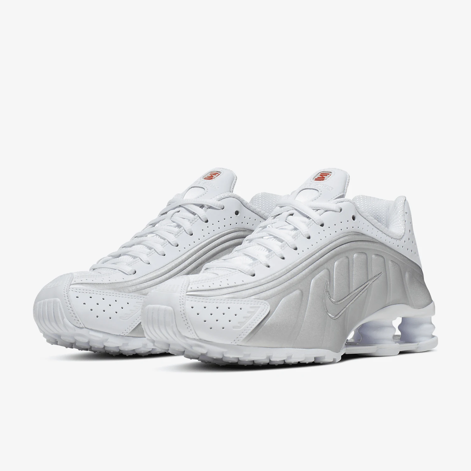 Фото Оригинальные кроссовки унисекс с мягкой подкладкой Nike Shox R4 AR3565-101 №1