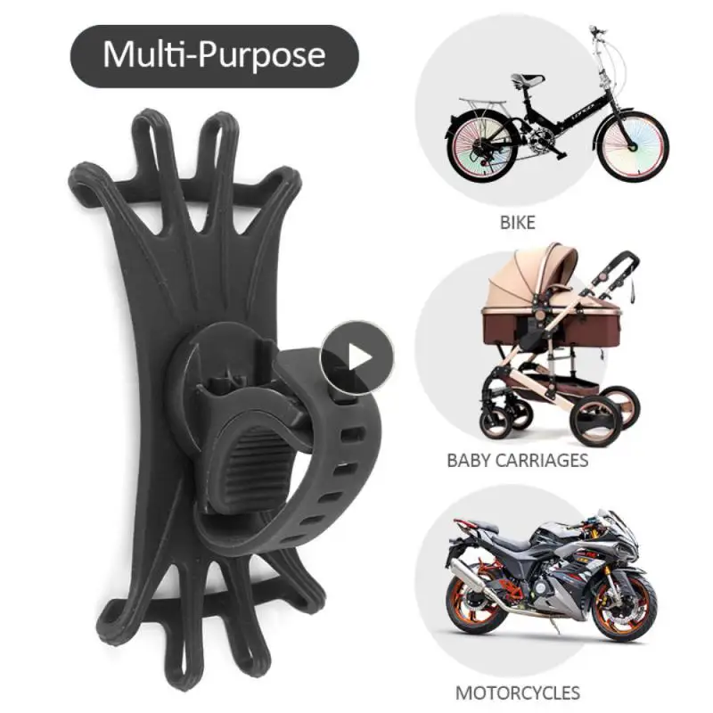 

Вращающийся на 360 градусов велосипедный кронштейн, безопасная силиконовая опора для телефона, улучшенный держатель телефона, силиконовый вытяжной тип, силикагель