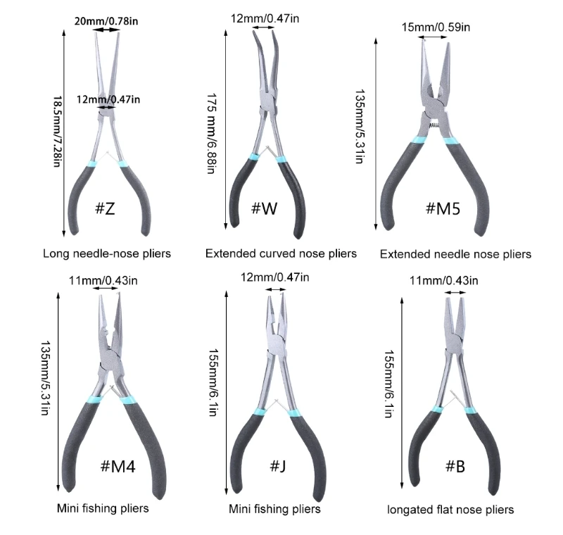 Рыболовный инструмент плоскогубцы с точным захватом для снятия крючков и