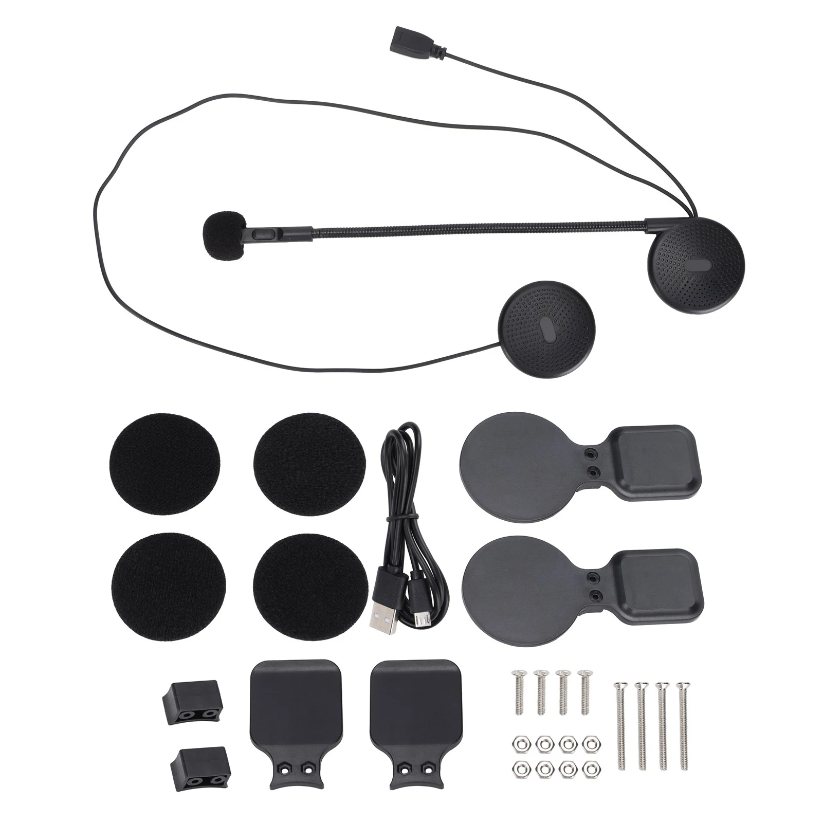 Гарнитура для мотоциклетного шлема с низким энергопотреблением большинства