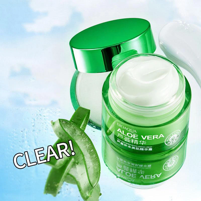 

BIOAQUA Aloe Vera Hydrating Skin Essence Cream Aloe Vera Gel Hydrating Moisturizing Nourishing Facial Cream