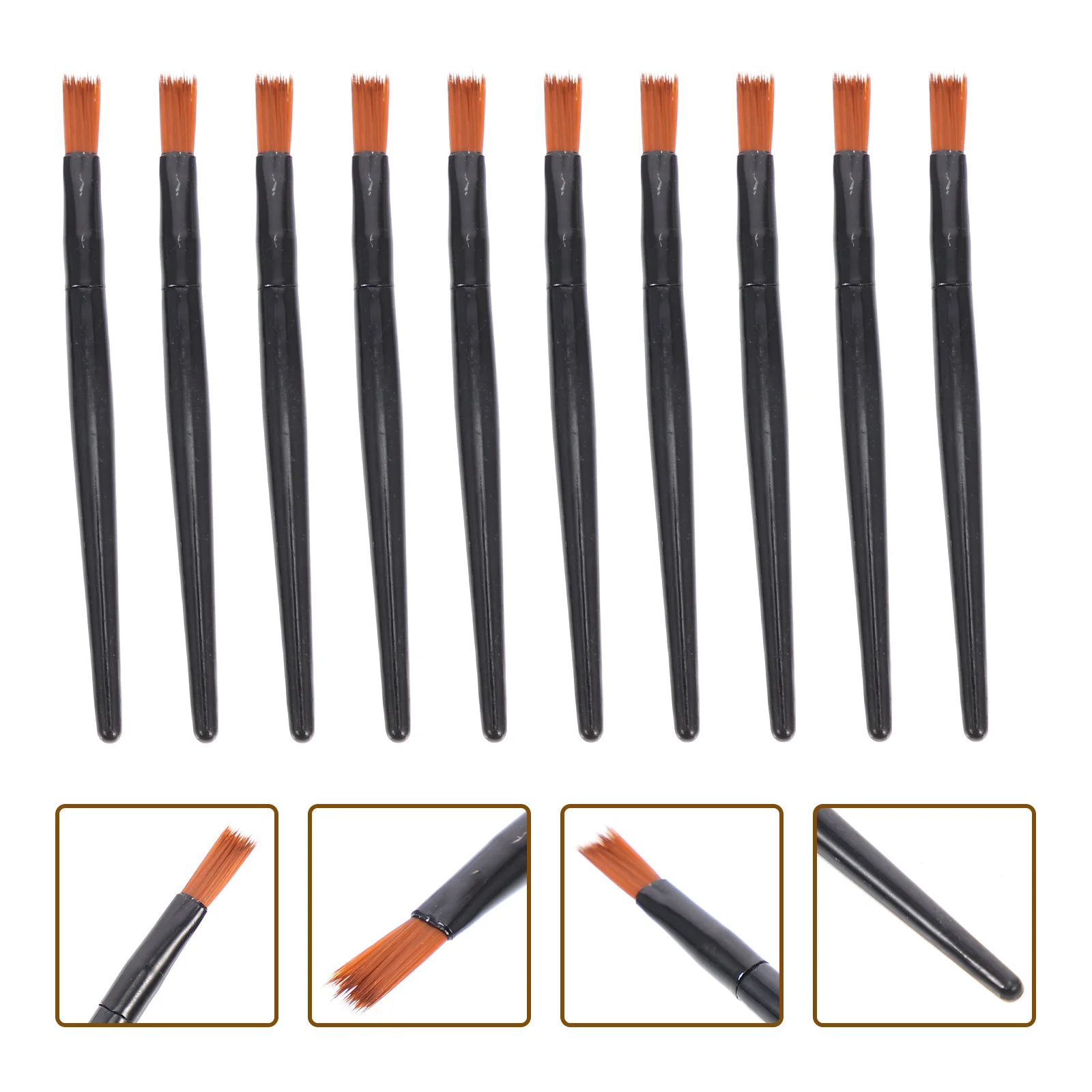 

Lip Makeup Brushes Lipstick Gloss Brushes Small Applicator Brush Wands Bulk Eyeshadow Wands Practical Applicator Brush Tools