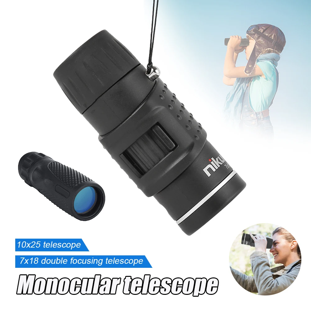 

New Monocular Telescope 7X18 Fully Coated Optics Hd Quality Mini Monocular Hunting Concert Spotting Scope Night Vision Sports