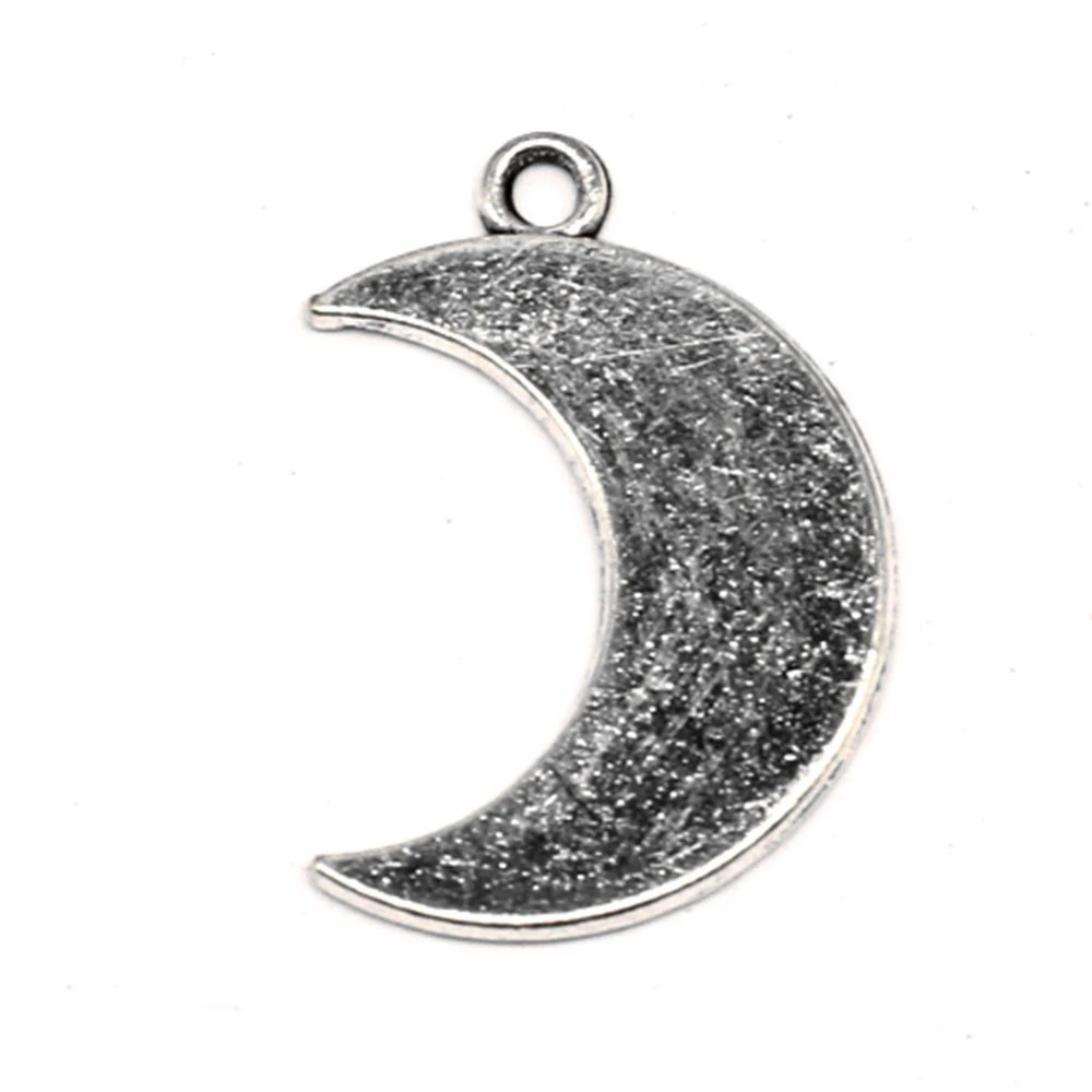 

Moon Charm For Making Jewelry Diy Finding 40pcs 19x27mm