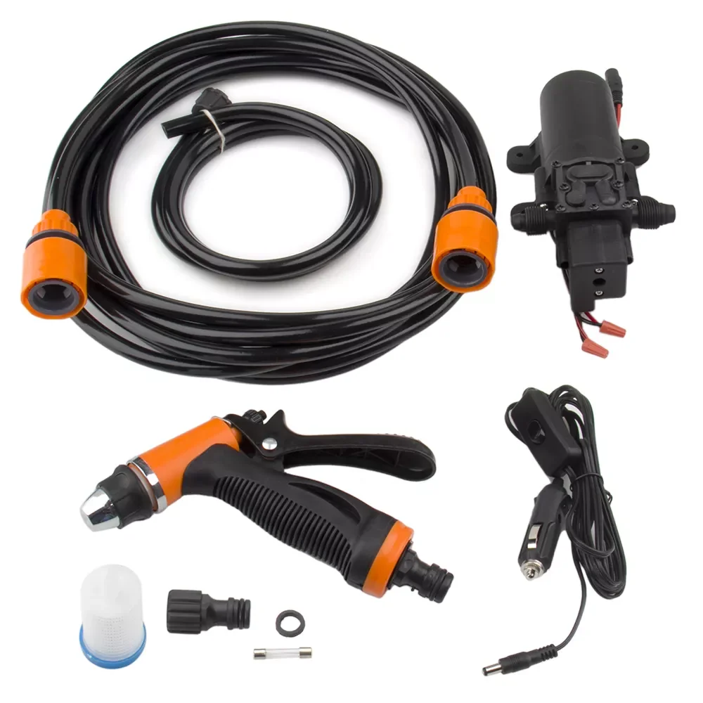 

Washer Gun 12V High Pressure Auto Washing Machine Car Wash Sprayer Kit Auto Care Device