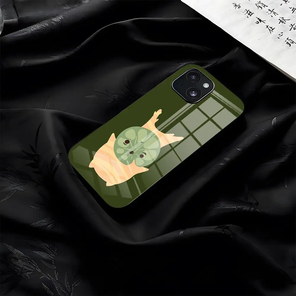 Фото Чехол Yahaha для iPhone 17 Pro Max, 16, 15, 14 Pro Max, 13, 11 Plus, стеклянная крышка №2