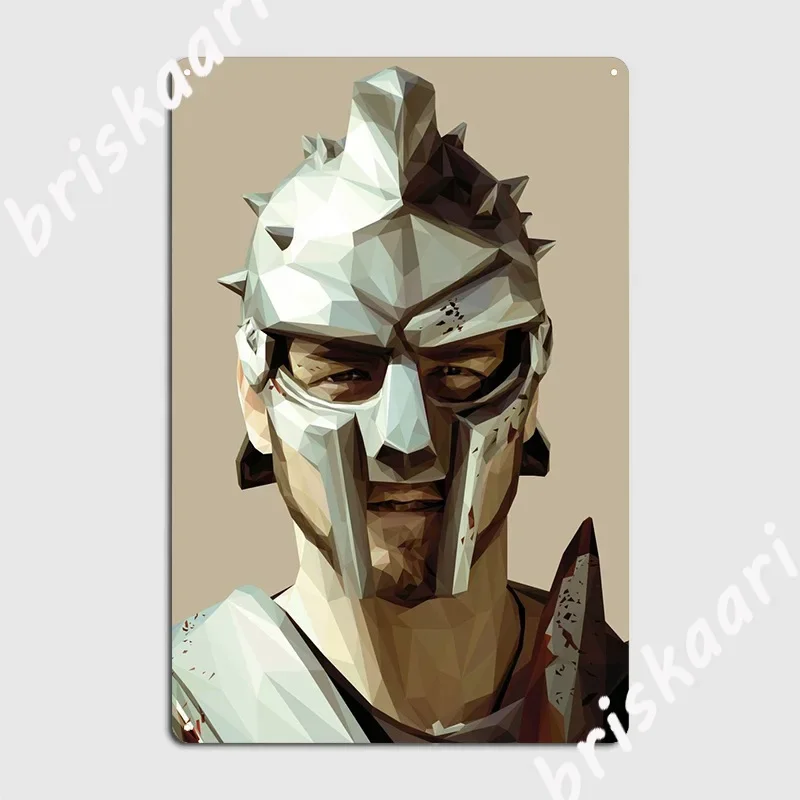 Металлический знак Maximus Gladiator кинотеатр кухня гостиная забавный настенный декор