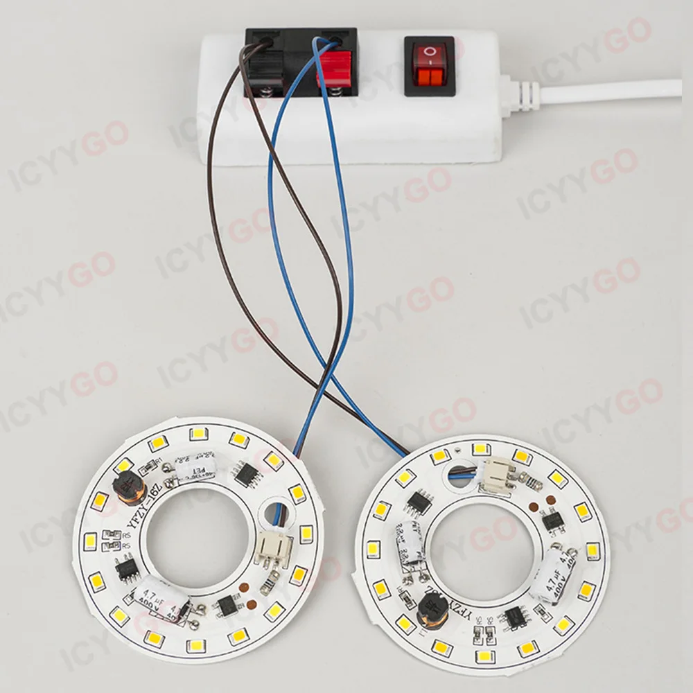 Фото LED 3 Пшәы Алашара Аԥсахра 7Вт 13Вт 15Вт 18Вт 110В 220В Иҭбаау Агәымчра Универсалтәи Ишиашоу Аиқәыршәара Хуҭалатәи Адрайвер Кәымпыл LED Алашара Ашәҟәы №4