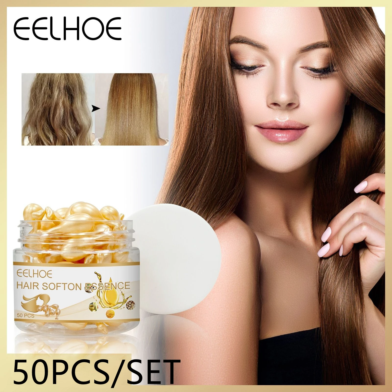 Кератиновый Уход за волосами в капсулах для сухих и поврежденных волос подходит