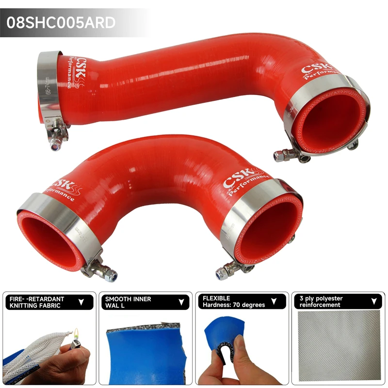 Комплект зажимов для шланга с силиконовым интеркулером Audi A3/S3 / VW Golf GTI R MK7 1 8 T 2 0 TSI