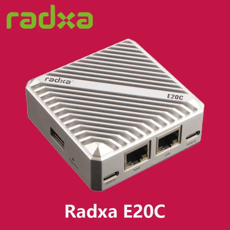 Radxa E20C 4-ядерный процессор Dual Gigabit Ethernet корпус из алюминиевого сплава с ЧПУ