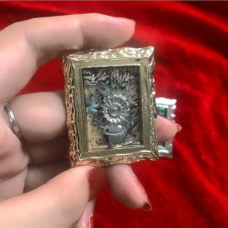 Винтажная эмалированная брошь в форме капли подсолнуха с искусственным жемчугом