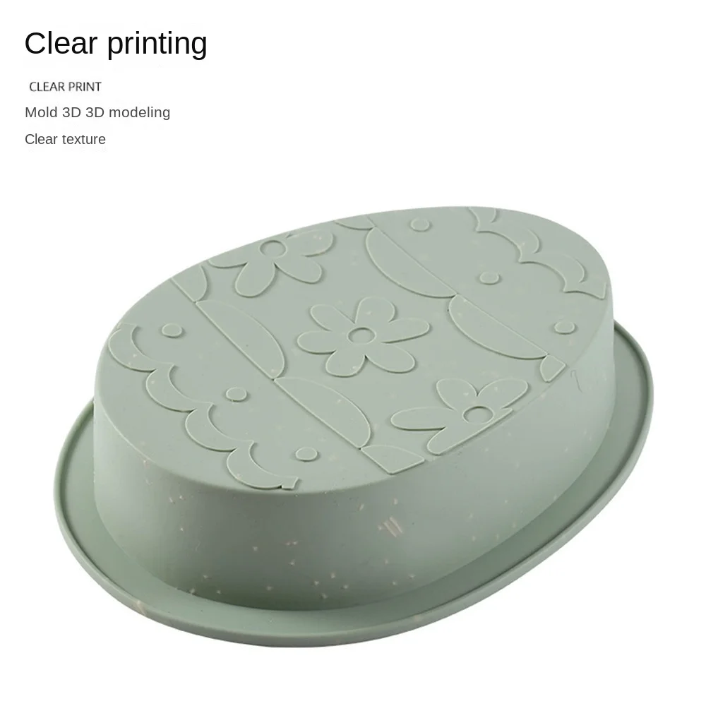 

Die Integrated Molding Design Cake Mold New Silicone Mold Rabbit Cake Pan Dinosaur Egg Baking Mold Kitchen Baking Macaroon Color