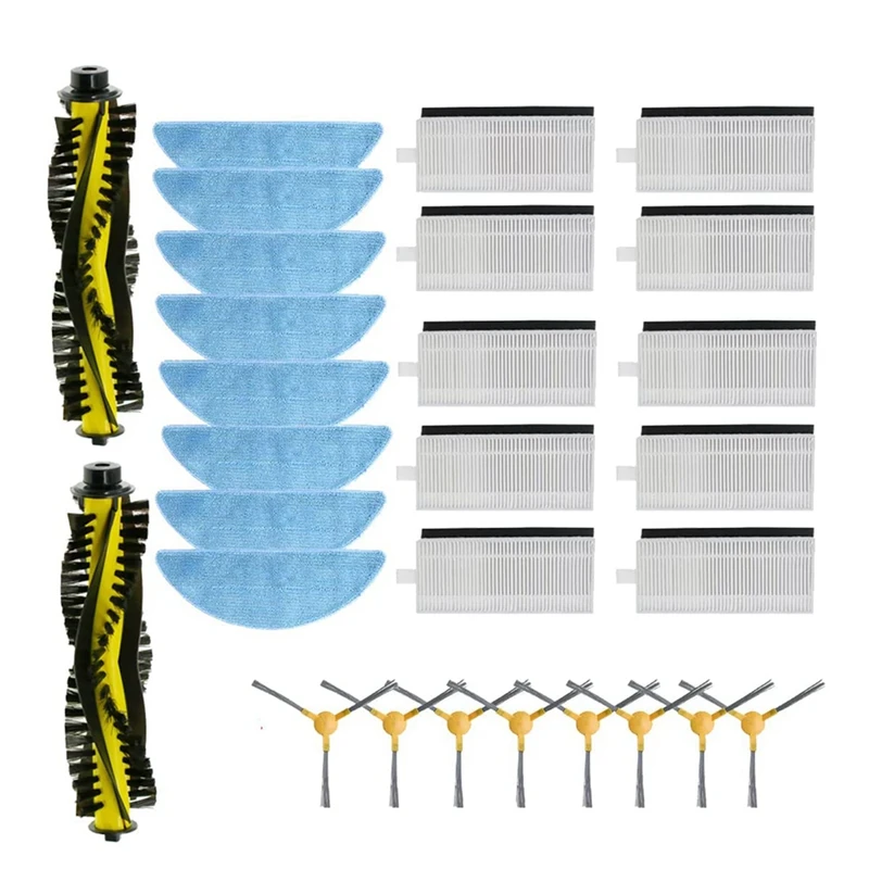 

Main Brush Side Brush Filter Mop Cloth Replacement For Neatsvor X500 Robot Vacuum Cleaner Accessories