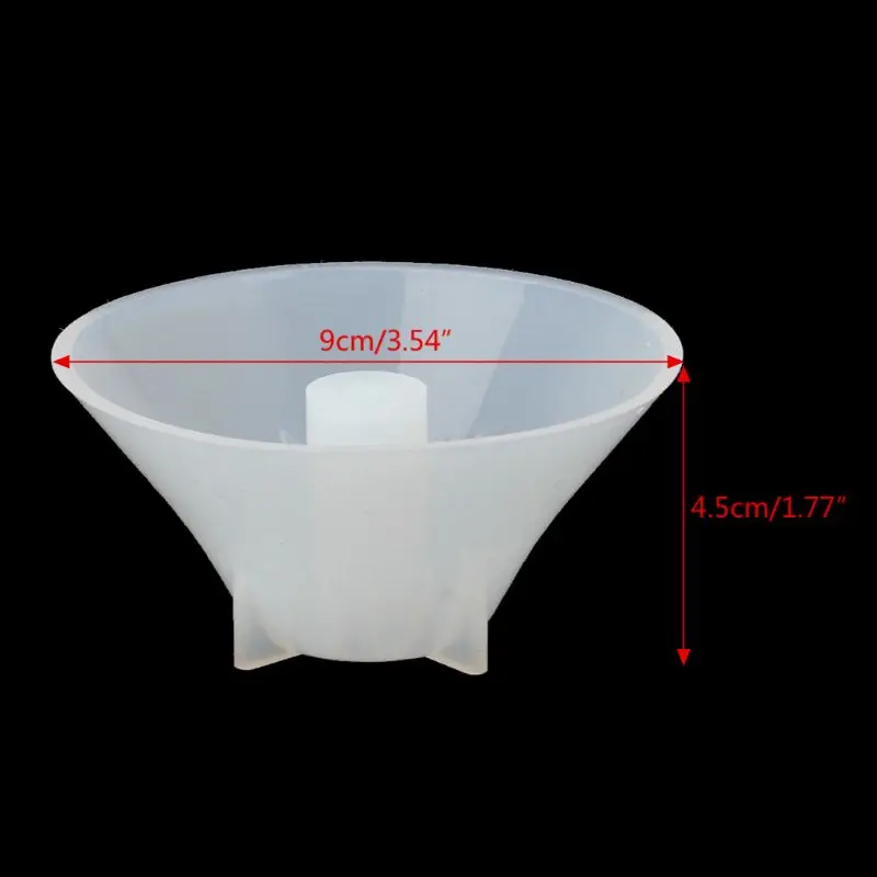 

Q81D Volcano Shape Brush Pot Pen Holder Silicone Mold UV Epoxy Resin Jewelry Making