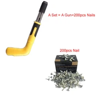power tools steel nails guns rivet tool concrete wall anchor wire slotting device decoration tufting gun with 200pcs nails