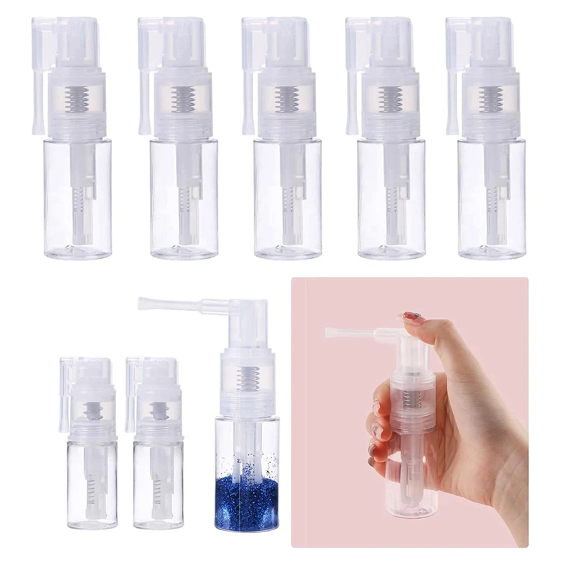 

8Pcs Craft Glitter Spray Bottle Empty Kit 6Pcs 35Ml And 2Pcs 14Ml Bottles Multi-Purpose Spray Bottle