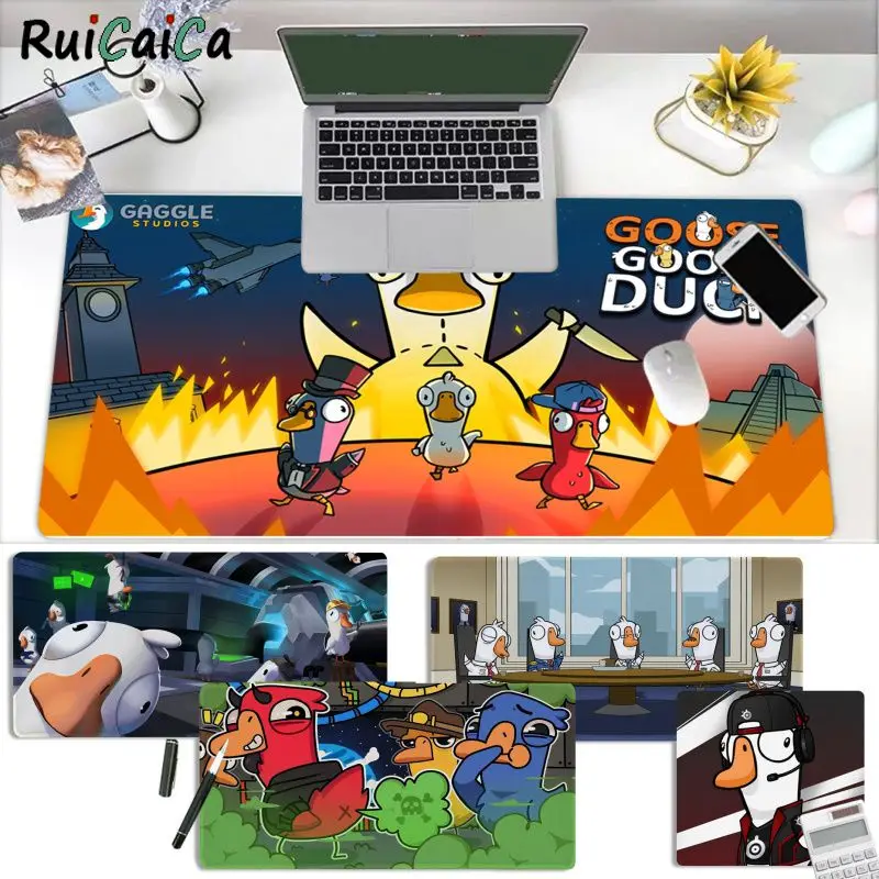 

Cute Goosees Duck High Quality Gamer Play Mats Mousepad Size For CSGO Game Player Desktop PC Computer Laptop