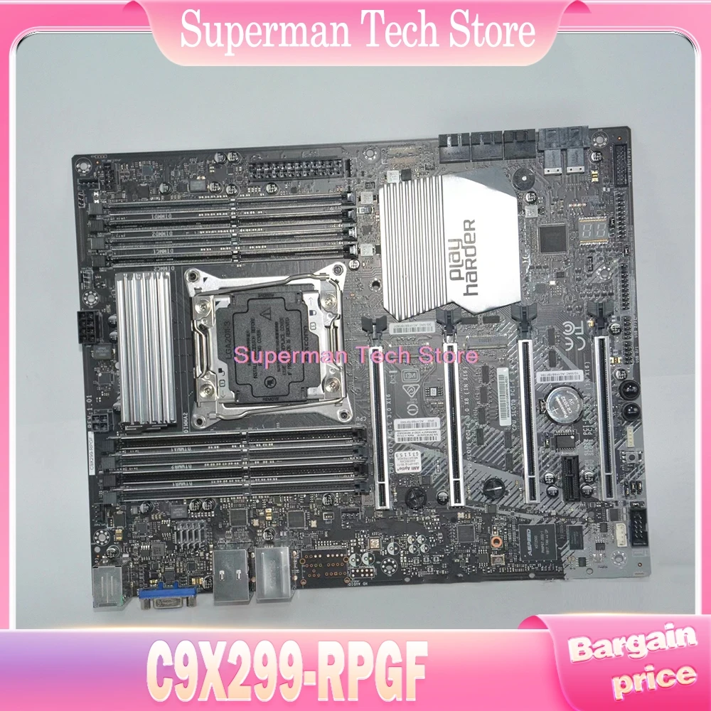 Флэш-материнская плата i7 i9 X-Серия процессора без ECC DDR4 флэш-памяти M.2 для Supermicro