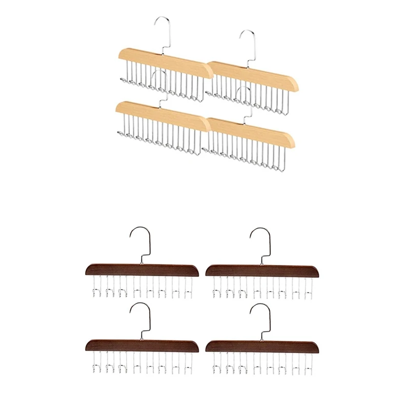 

Anti Multi Hook Coat Rack,New Multifunctional Non-Slip Storage Hangers, 360 Degree Swivel Belt Holder With 8 Hooks