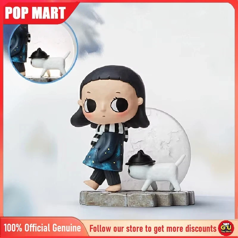 Фото Подлинная серия Popmart Nyota I Am The Seasons, слепая коробка, игрушки, милые фигурки героев, загадочная коробка, Коллекционная модель, игрушка в подарок №1