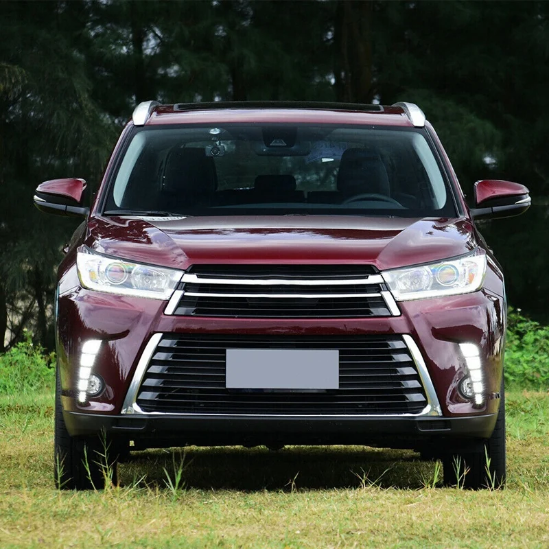 Для Toyota Highlander 2017 2018 2019 Φ DRL дневные ходовые фонари с указателем поворота