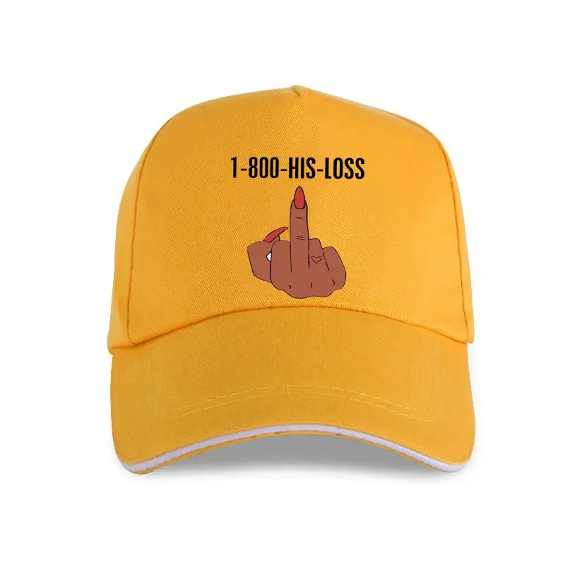 

new cap hat 1-800-HIS-LOSS Print Women 100% Cotton Casual Black Girl Basic Summer Baseball Cap Tumblr Sexy Lady White O-