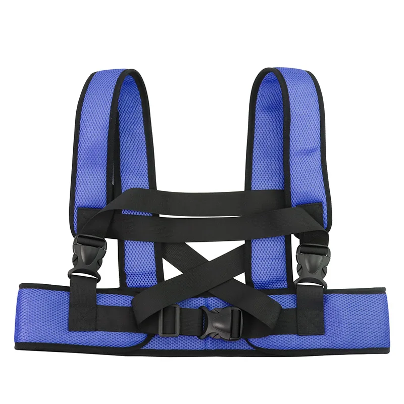 

Post-operative Anti-fall Wheelchair Seat Belt Universal Restraint Blue Vest Type Adjustable Fixation Accessories Equipment 2023