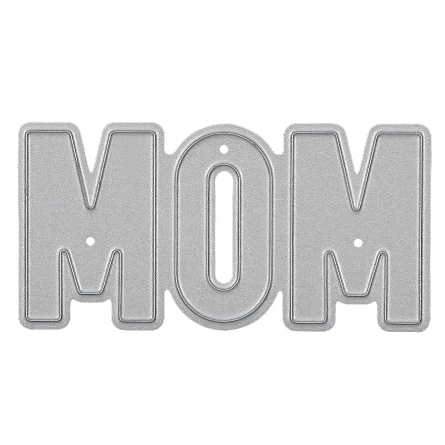 Штампы для резки английских слов MOM штампы скрапбукинга Новое поступление 2024