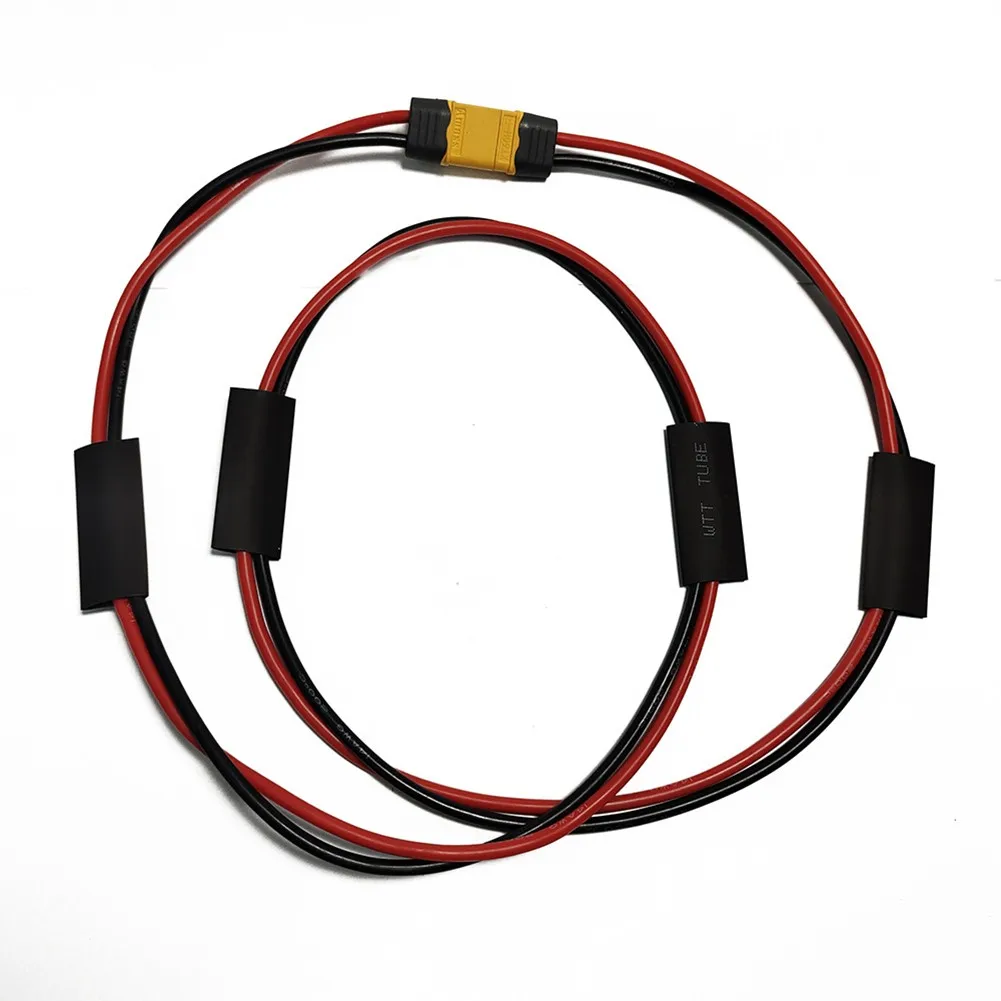 

Ebike 1/ 2M Power Cable Power Extension Cable For Electric Vehicles 14AWG XT60 2M XT60 Male And Female End Easy Installation