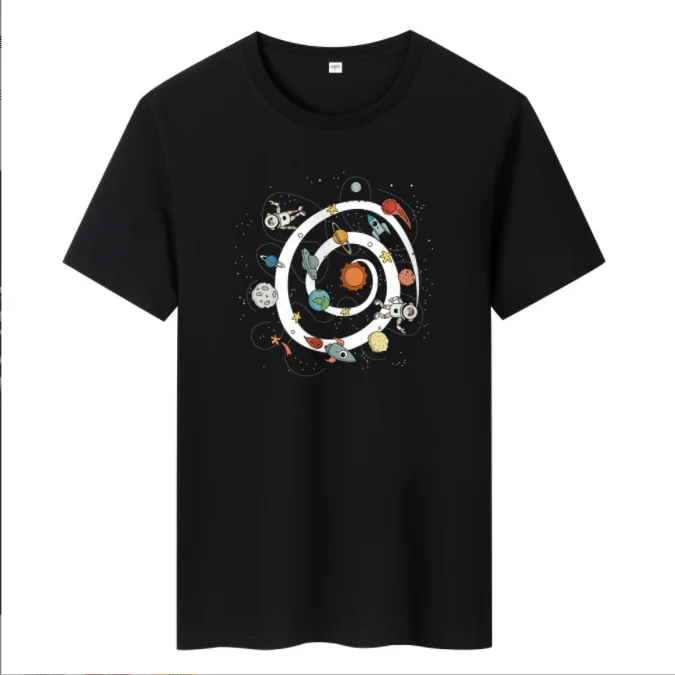2022 New Summer Men O-Neck T-shirt Fashion Short Sleeve Mens Cotton Clothes