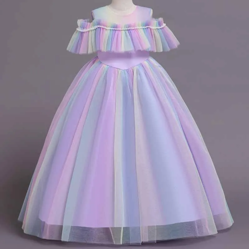 Брендовое длинное платье вечерние платья элегантные для девочек вечернее