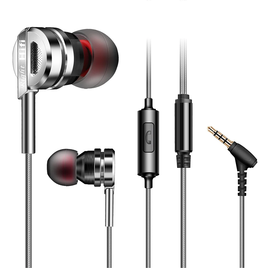 

2021 QKZ DM9 Wired Earphone In-ear Line Control Headphone Built-in Microphone 3.5mm Headset for Phones Tablets