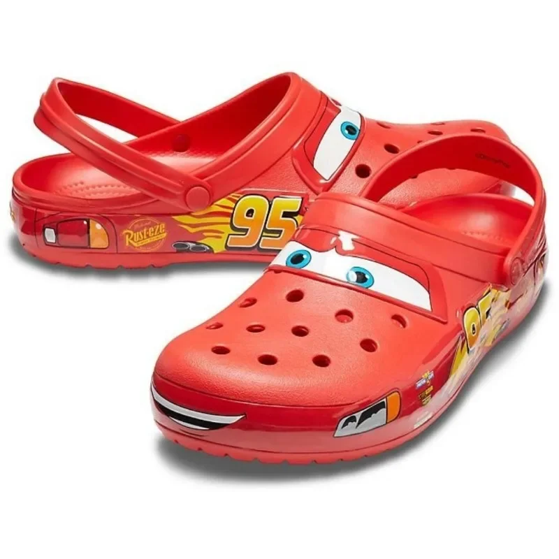 Новые однотонные непромокаемые тапочки Aoger Lightning Mcqueen Pixar с героями мультфильмов